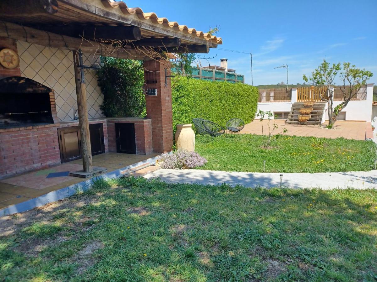 赫罗纳Piscina De Sal Barbacoa Wifi, Parking Gratis, 3 Min Pga Casa El Roble别墅 外观 照片